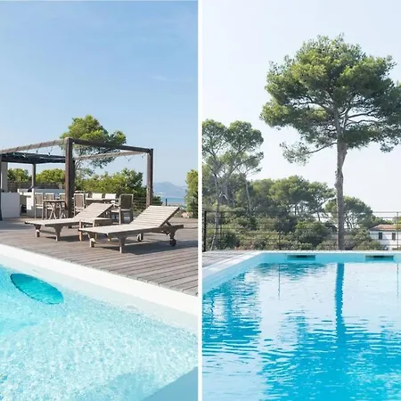 12 Couchages, Piscine 16x4, Vue Mer. Hotel *
